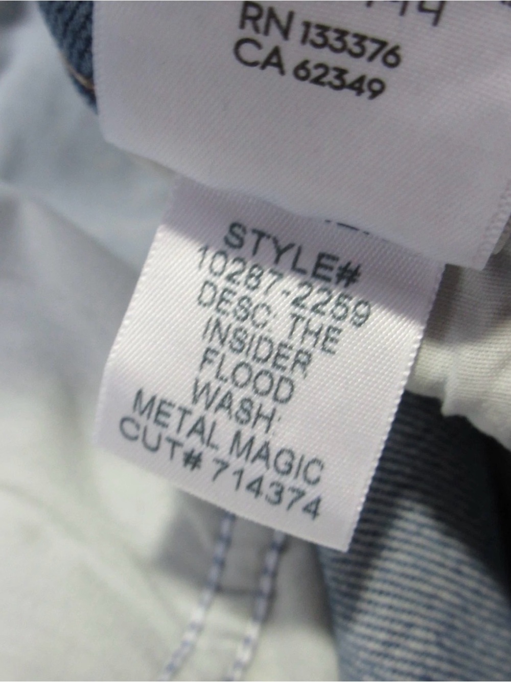 MOTHER JEANS Superior The Insider Flood in Metal Magic Size 30 New With Tags - Picture 9 of 16